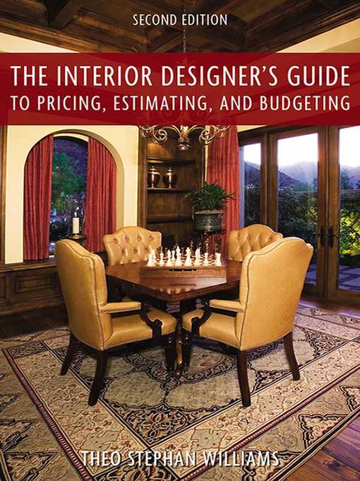 Title details for The Interior Designer's Guide to Pricing, Estimating, and Budgeting by Theo Stephen Williams - Available